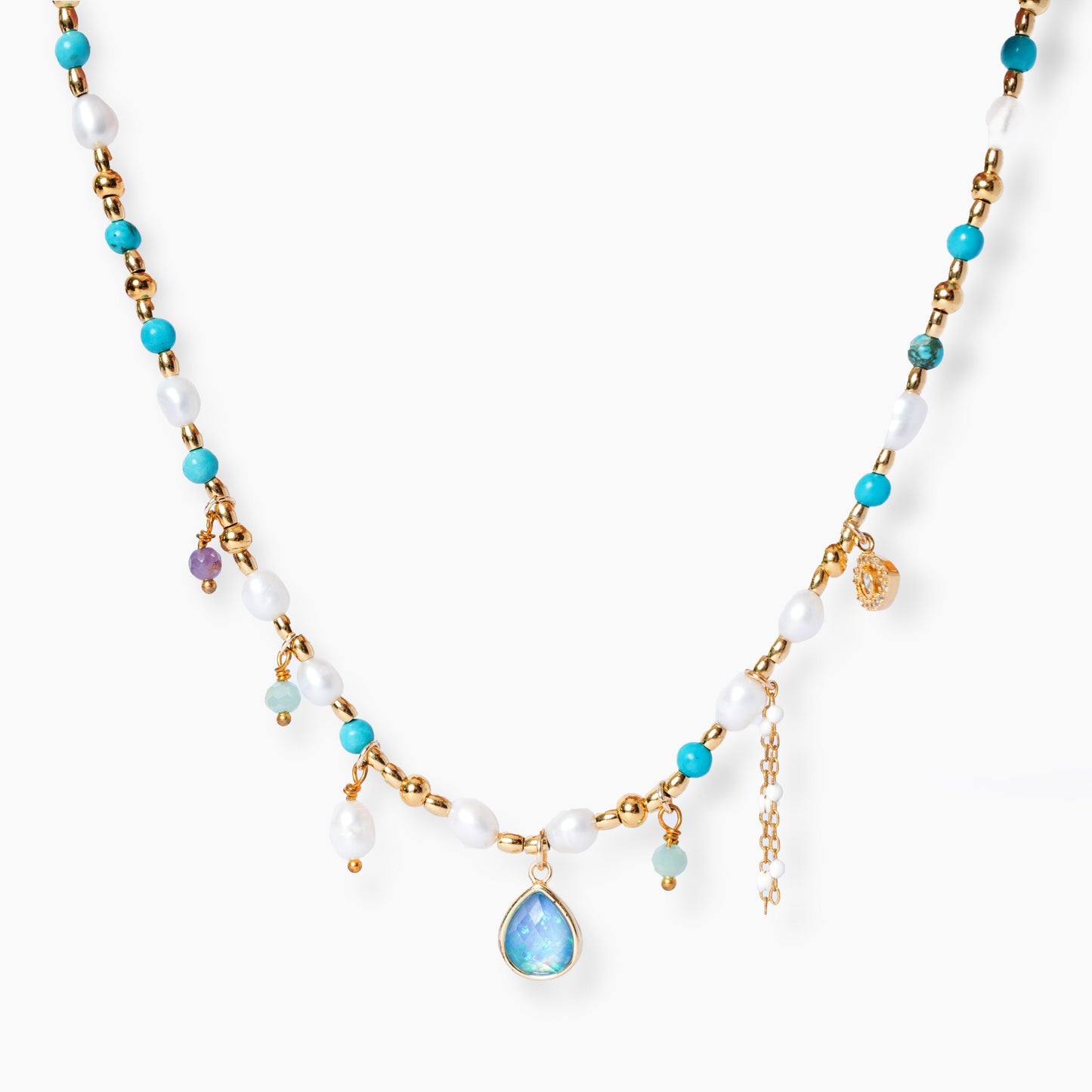 Intensive Opal & Perlenkette