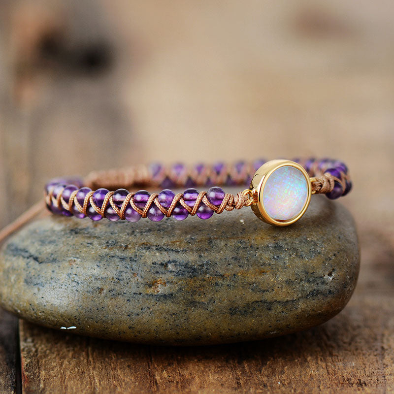 Intensives Amethyst-Armband