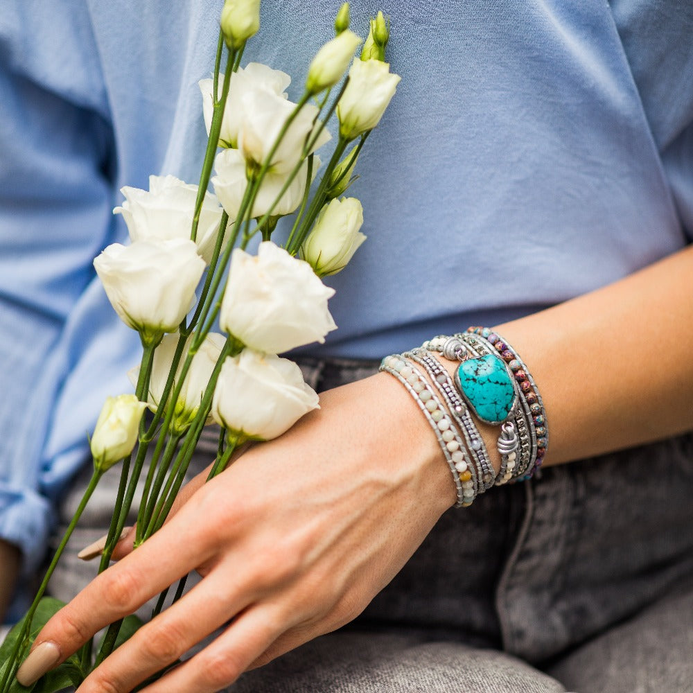 Türkis & Amazonit Armband