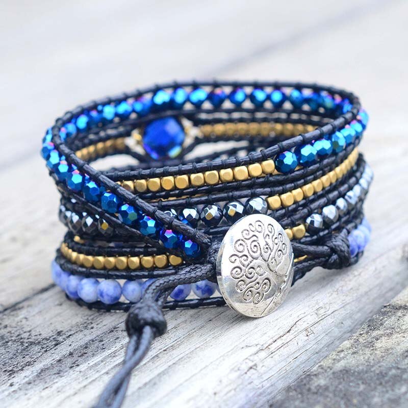 Hermatite Protection Wrap Bracelet