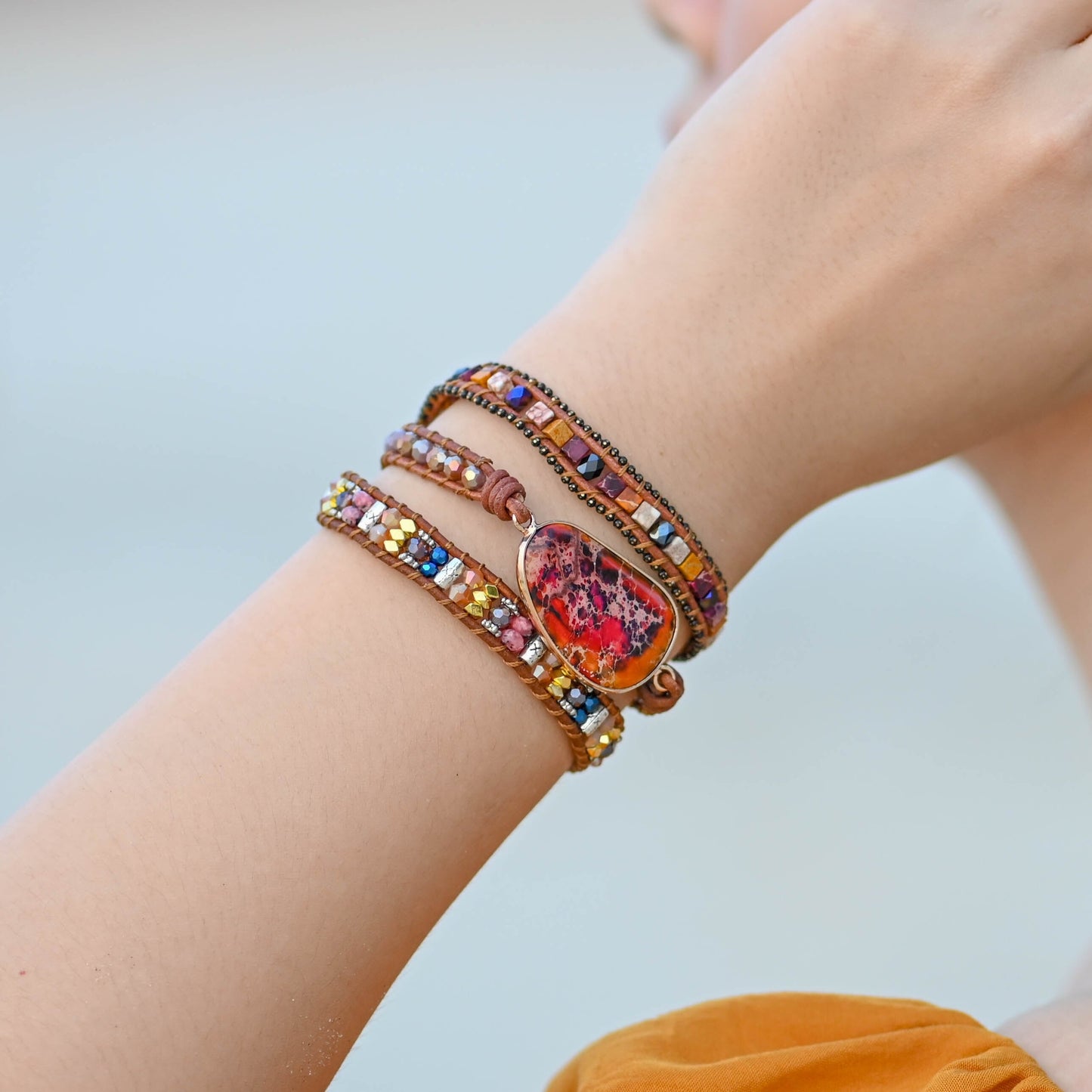 Imperial Jasper & Agate Bracelet