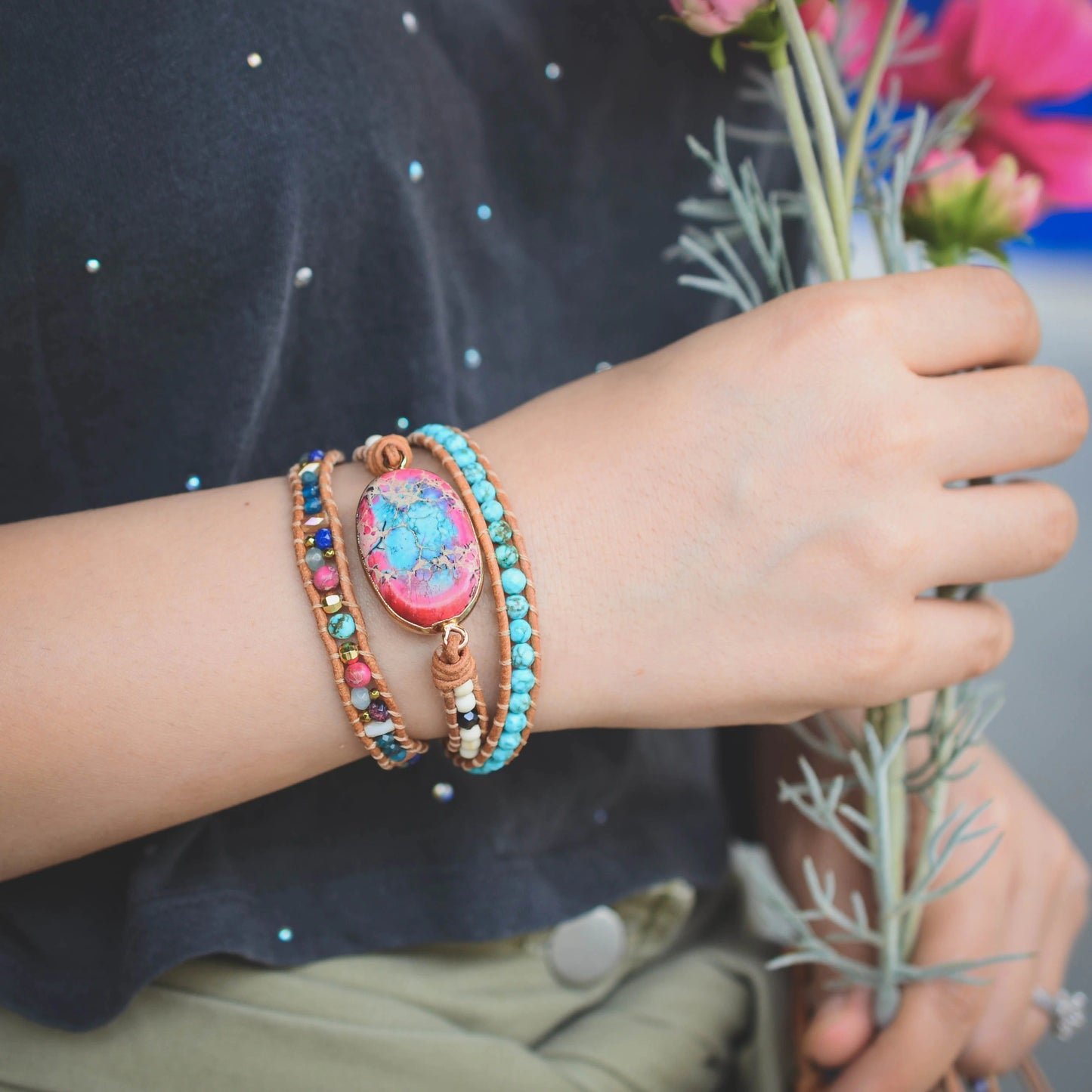 Kaiser Apatit Wickelarmband