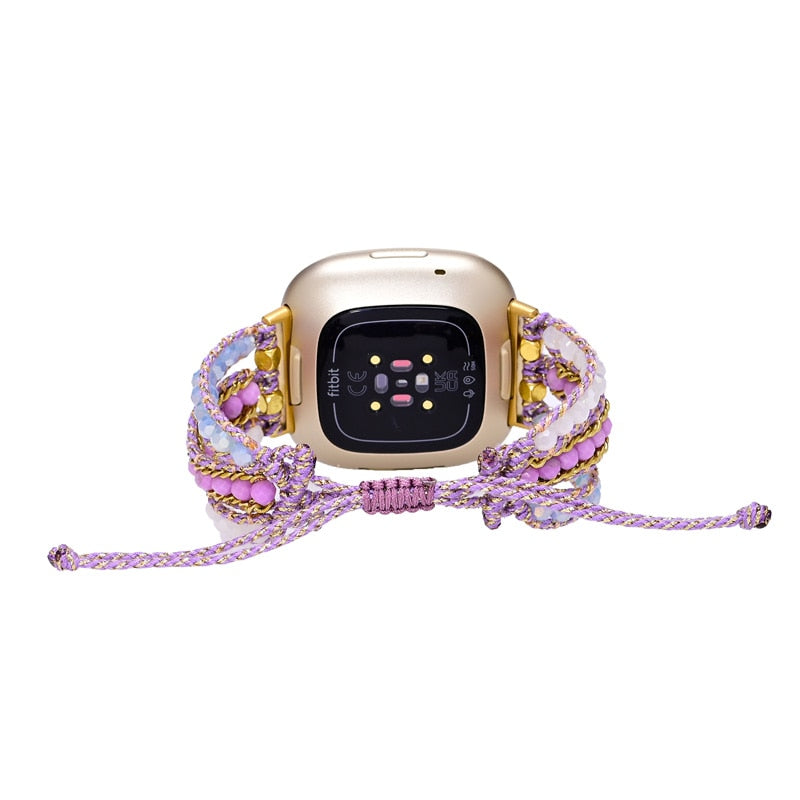 Lilafarbenes Mica-Uhrenarmband für Fitbit