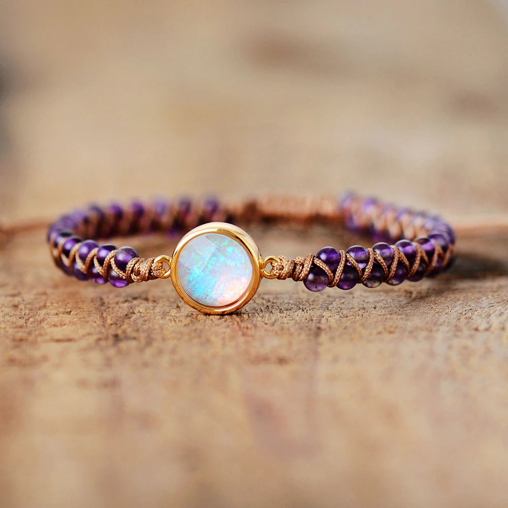 Intensives Amethyst-Armband