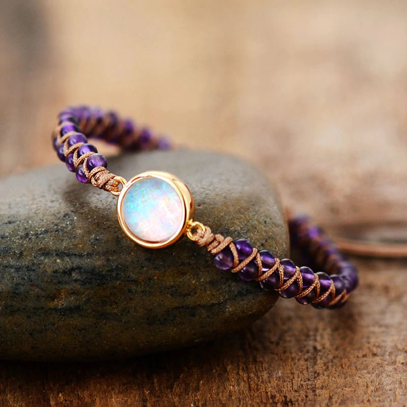 Intensives Amethyst-Armband