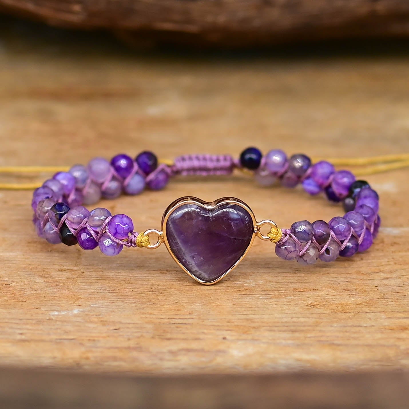 Amethyst Love Bracelet