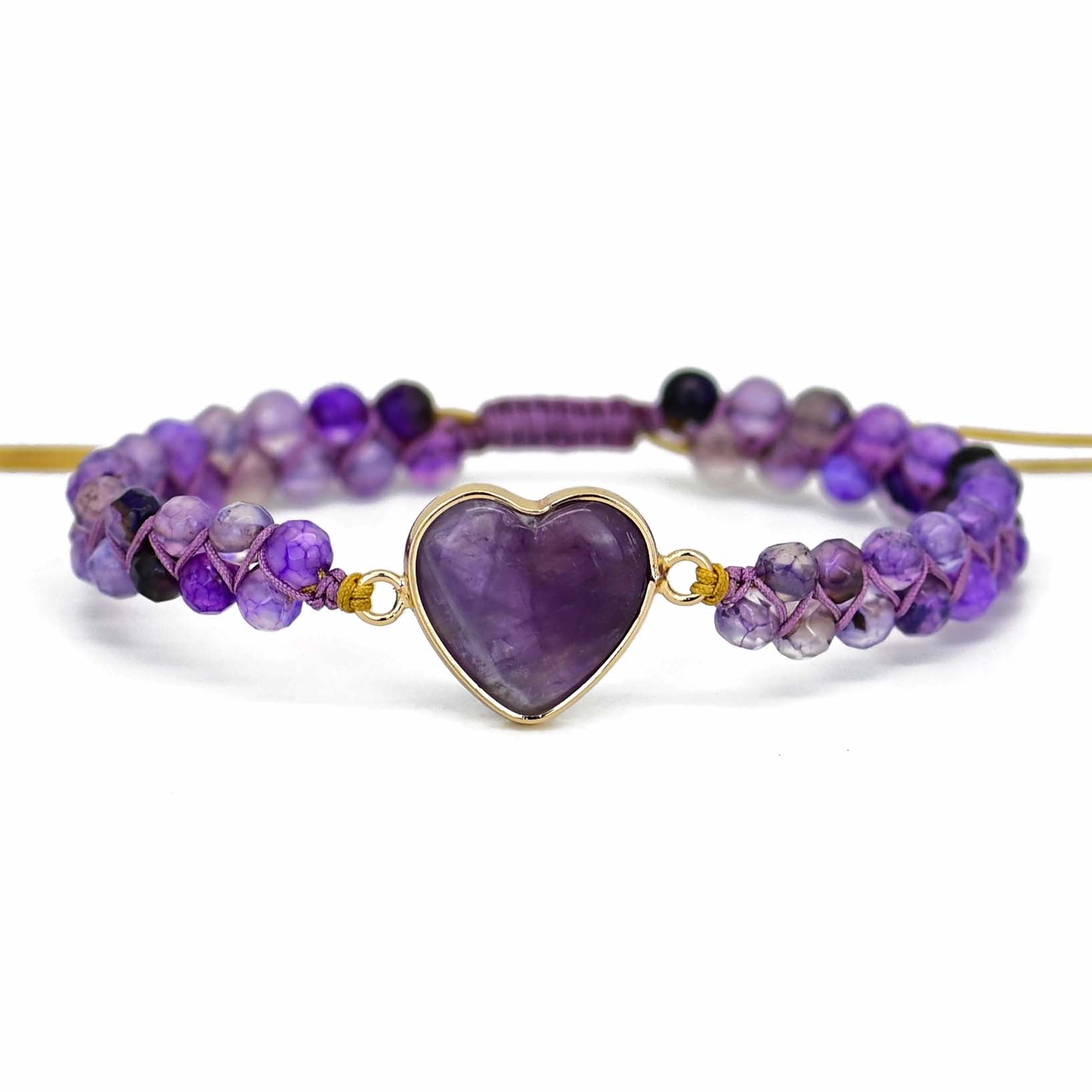 Amethyst Love Bracelet