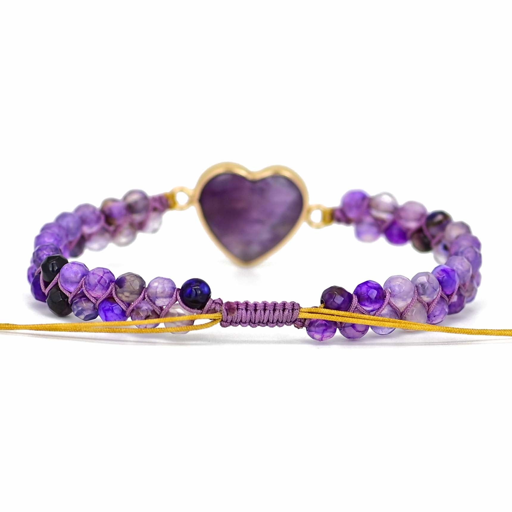 Amethyst Love Bracelet