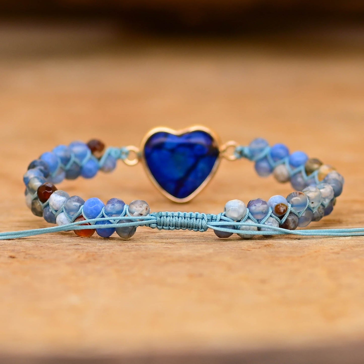 Intense Agate Love Bracelet