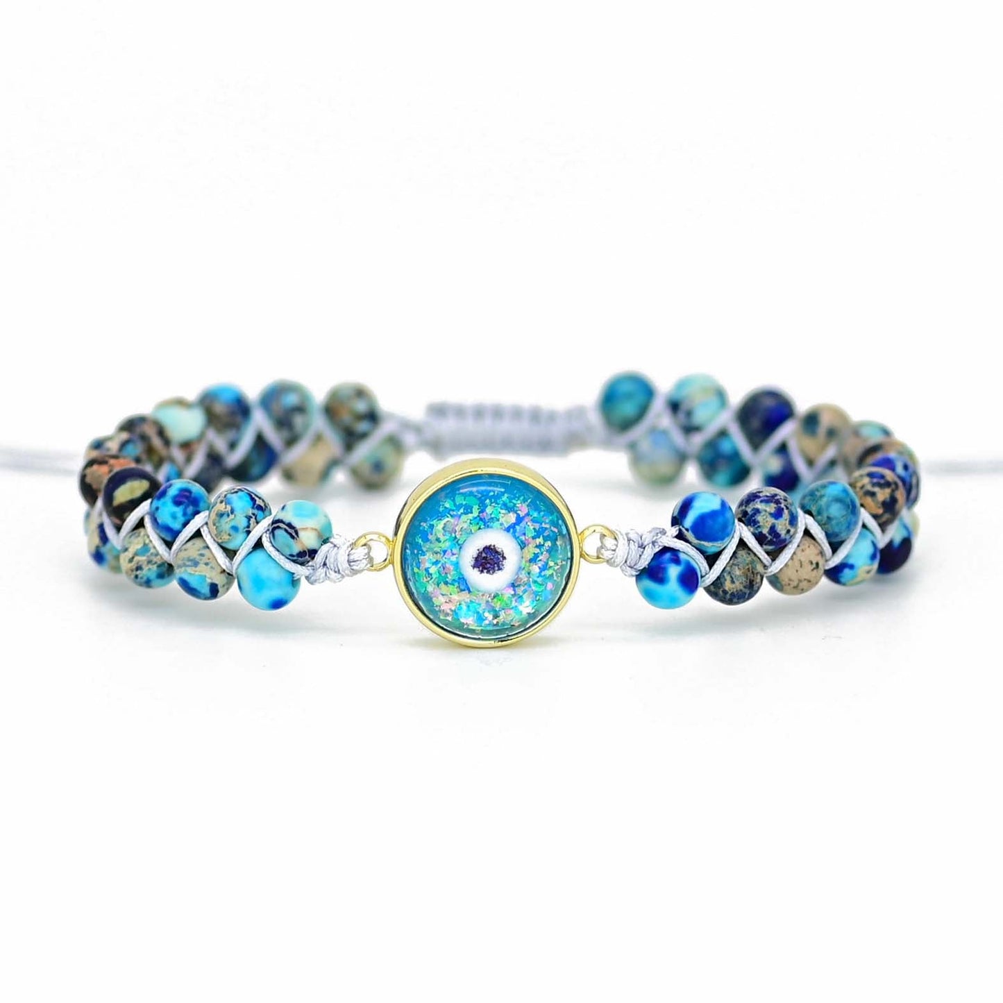 Intense Opal Evil Eye Bracelet