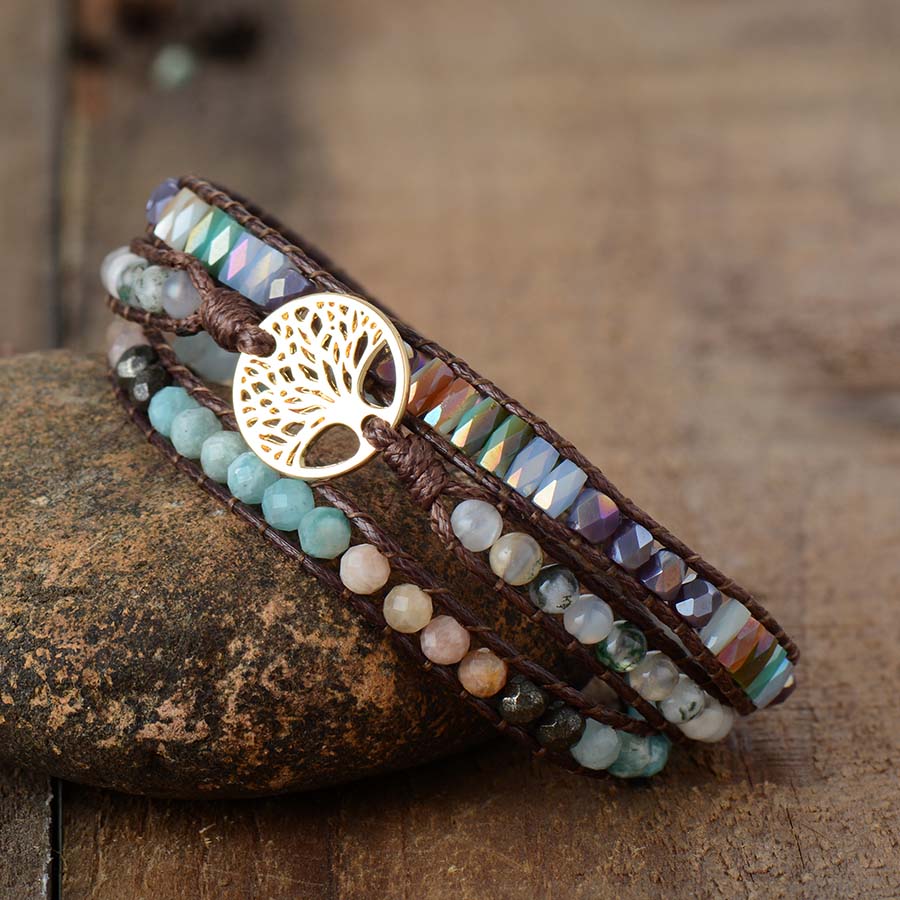 Jasper Tree of Life Bracelet