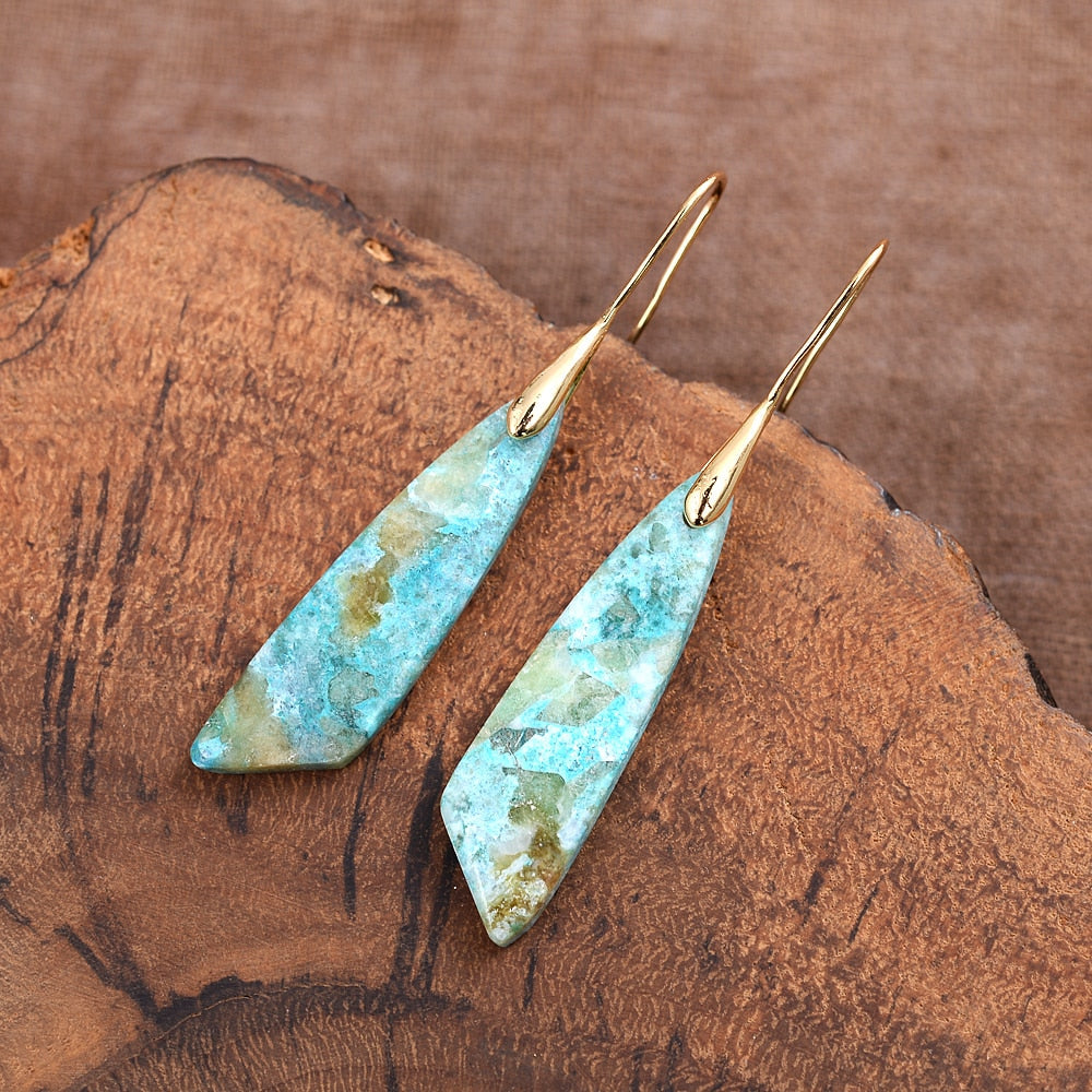 Amazonite Dangle Earrings