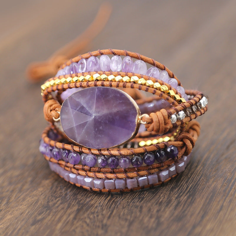 Amethyst Imperial Wickelarmband