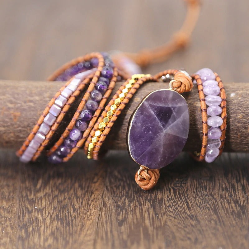 Amethyst Imperial Wickelarmband