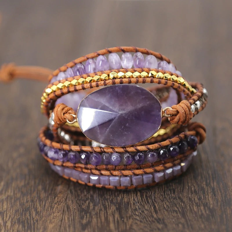 Amethyst Imperial Wickelarmband