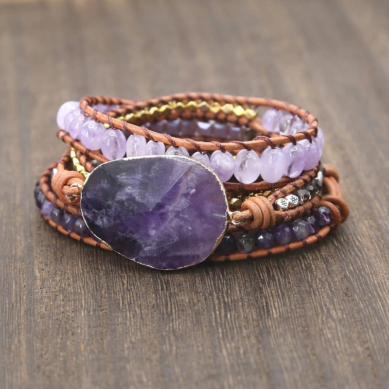 Amethyst Imperial Wickelarmband