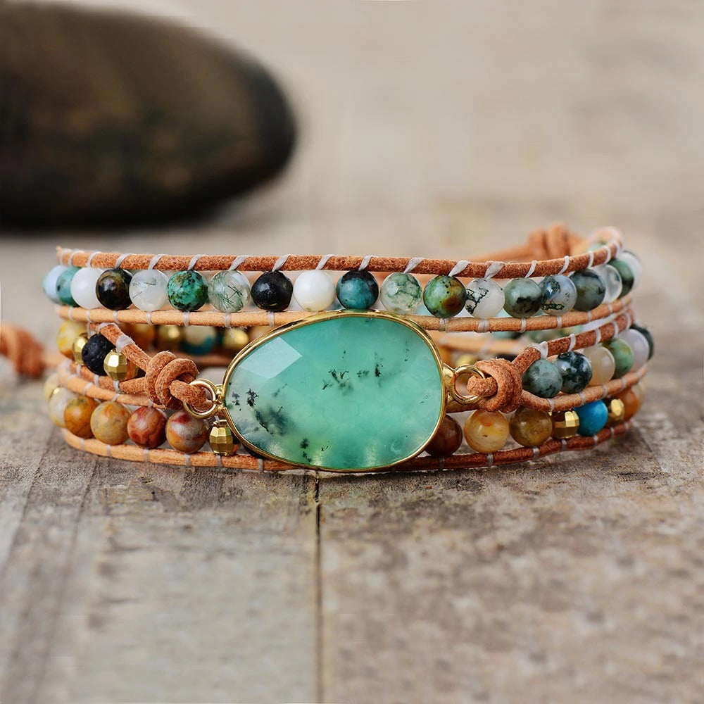 Jade &amp; Moosachat Armband