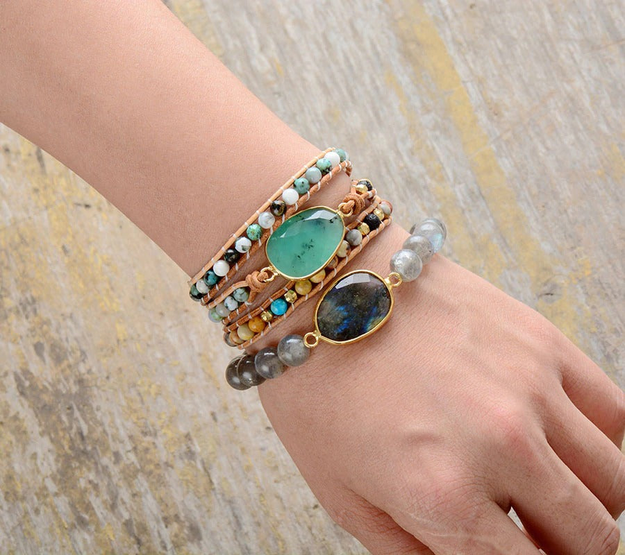 Jade &amp; Moosachat Armband