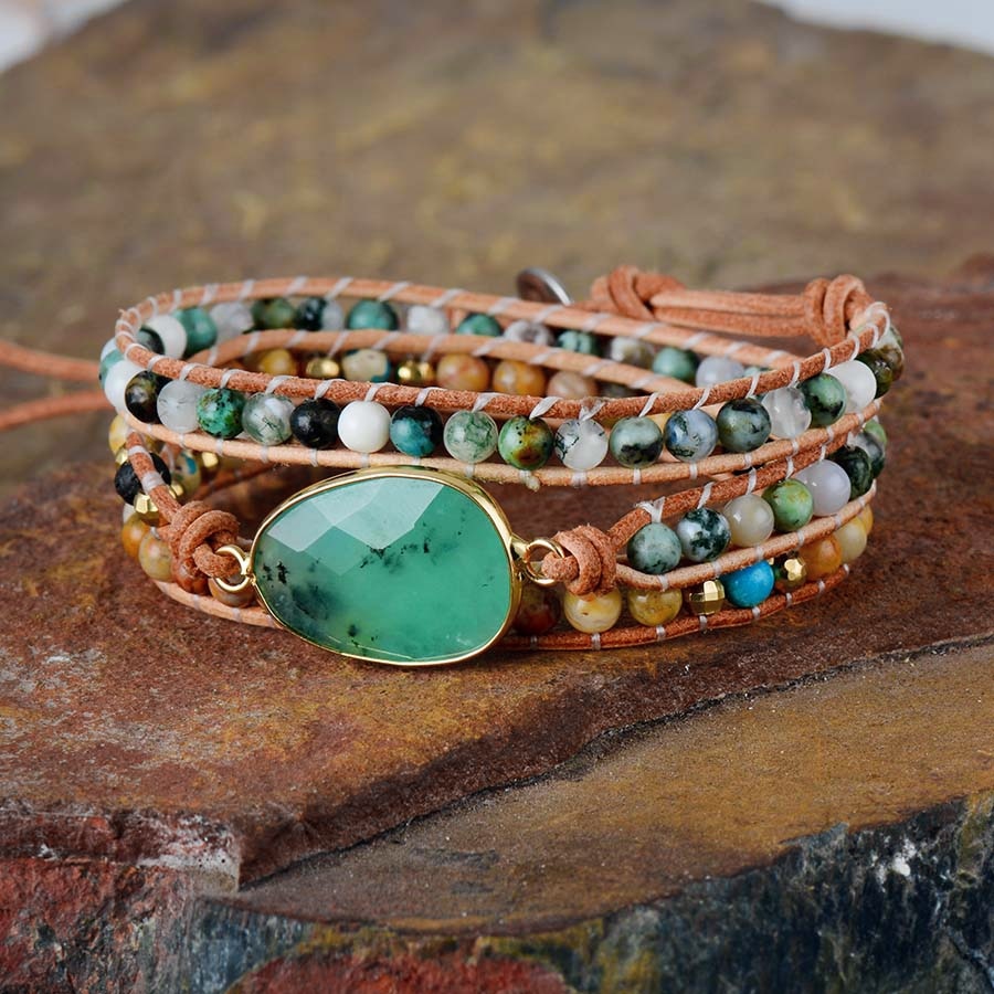 Jade &amp; Moosachat Armband