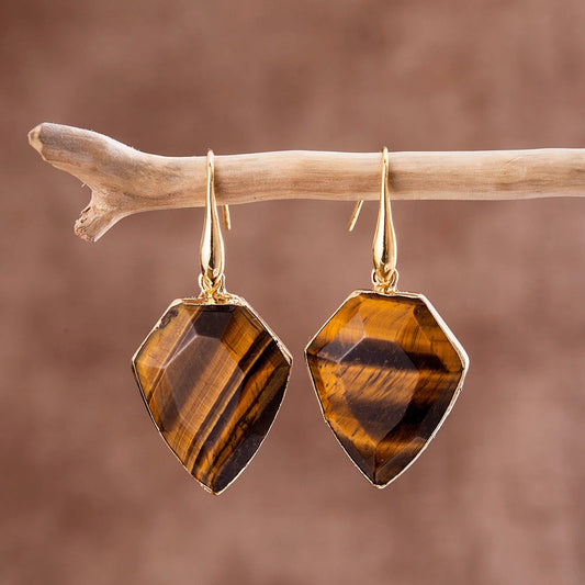 Tiger Eye Earrings