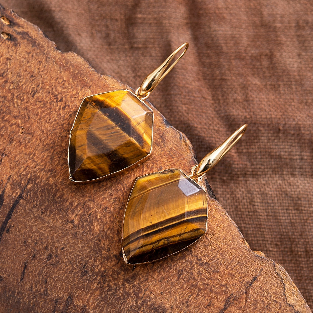 Tiger Eye Earrings