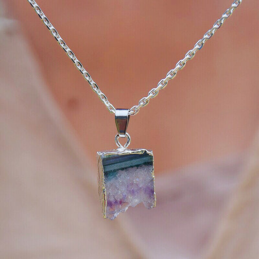 Amethyst Pendant Necklace