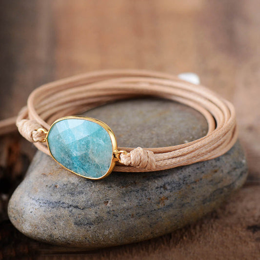 Amazonite Wrap Bracelet