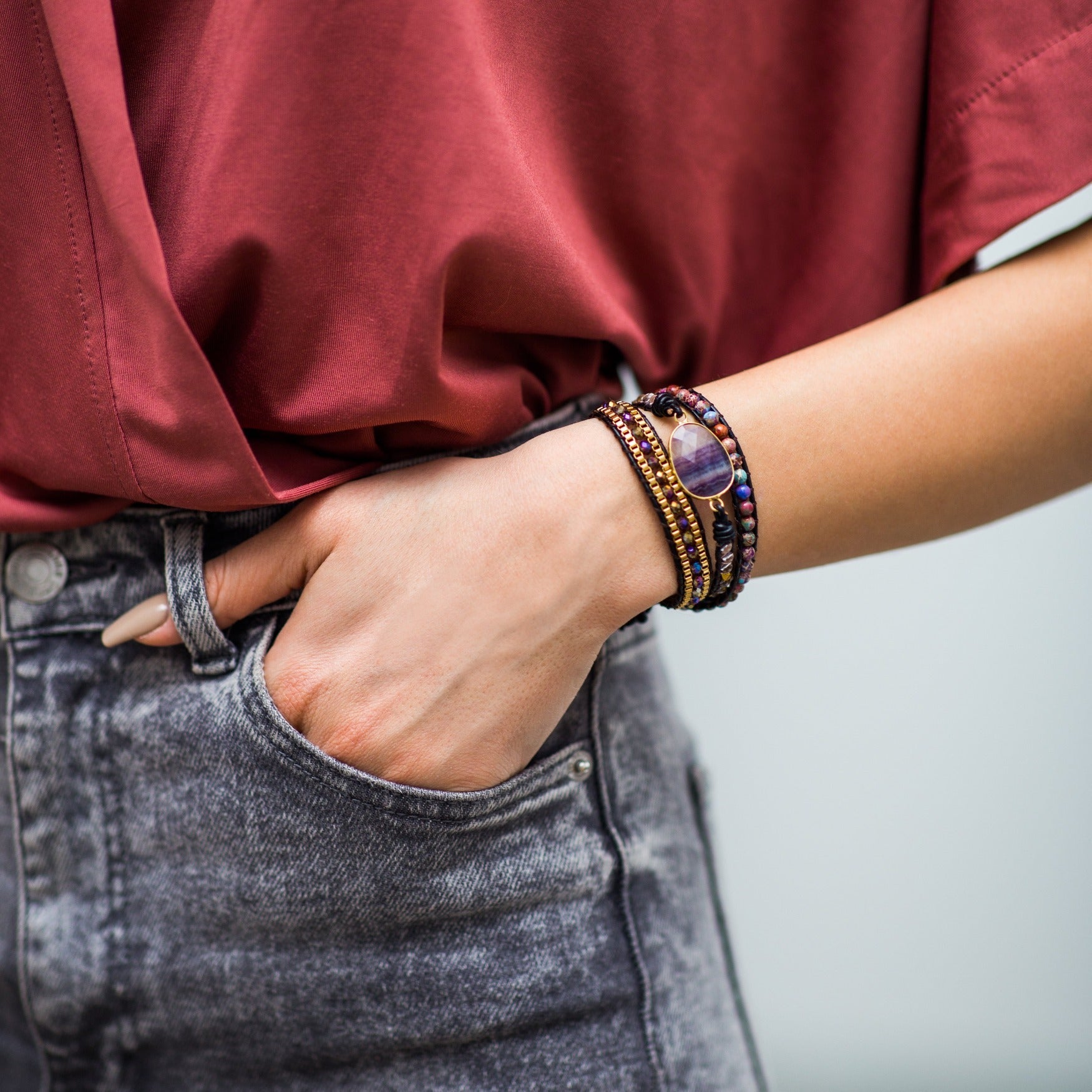 Fluorite Protection Bracelet