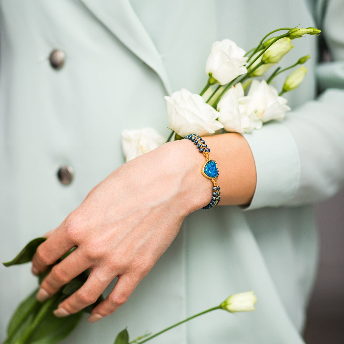 Intense Opal Love Bracelet