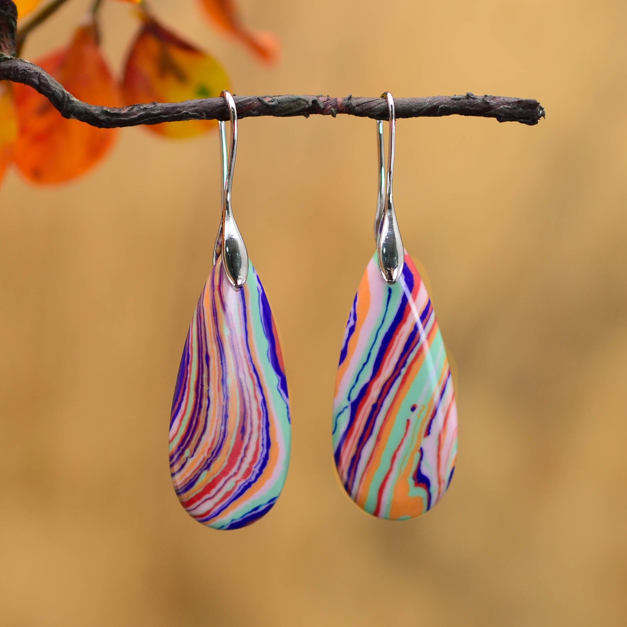 Malachite Drop Earrings