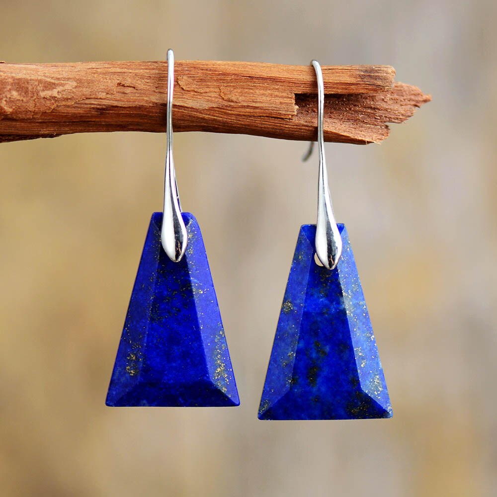 Lapis Lazuli Drop Earrings