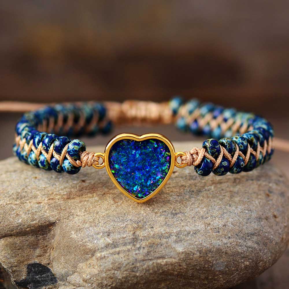 Intense Opal Love Bracelet