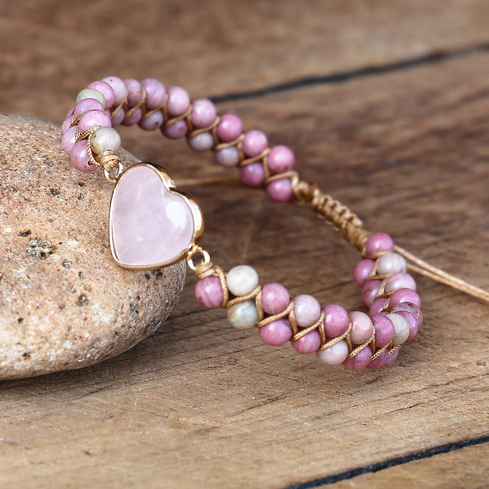 Rhodonite Love Protection Bracelet