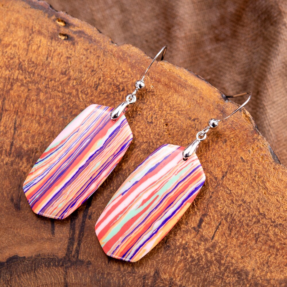 Artful Regalite Drop Earrings