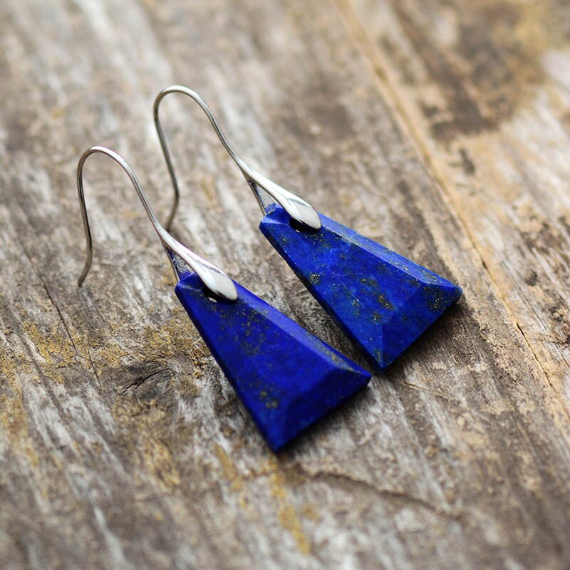 Lapis Lazuli Drop Earrings