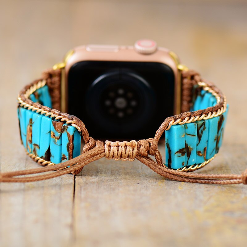 Amazonite Apple Watch Strap