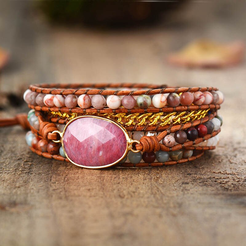 Rhodonite Protection Bracelet