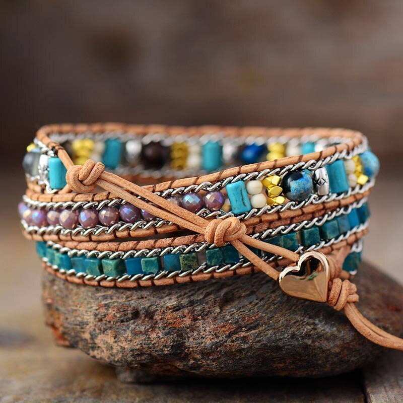 Intense Opal Love Bracelet