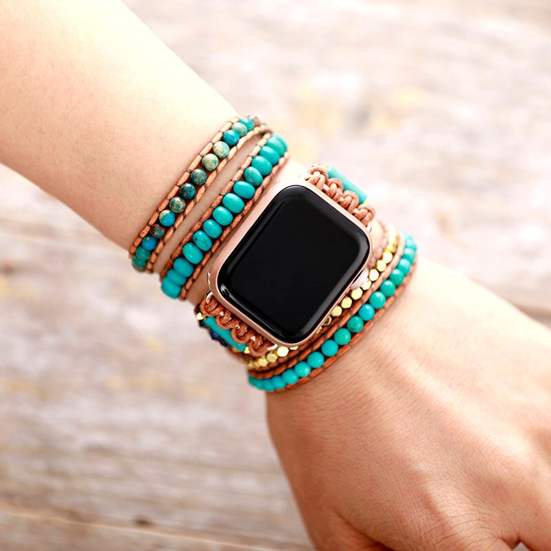 Amzonite Apple Watch Wrap Strap