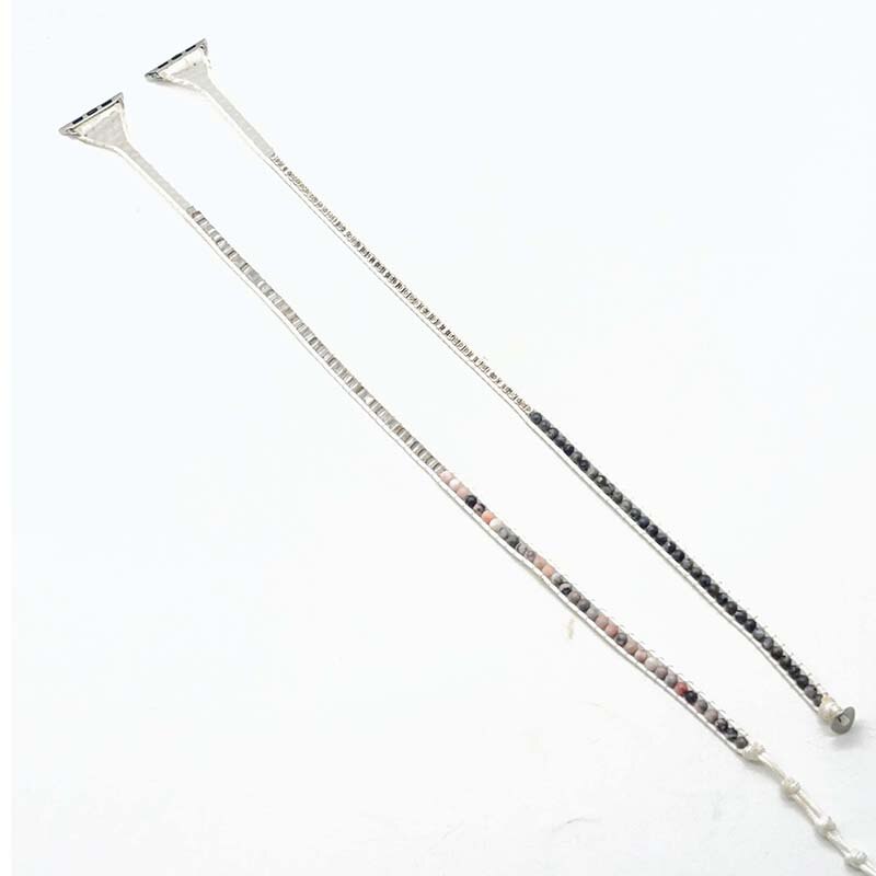 Handmade White Labradorite Apple Watch Strap