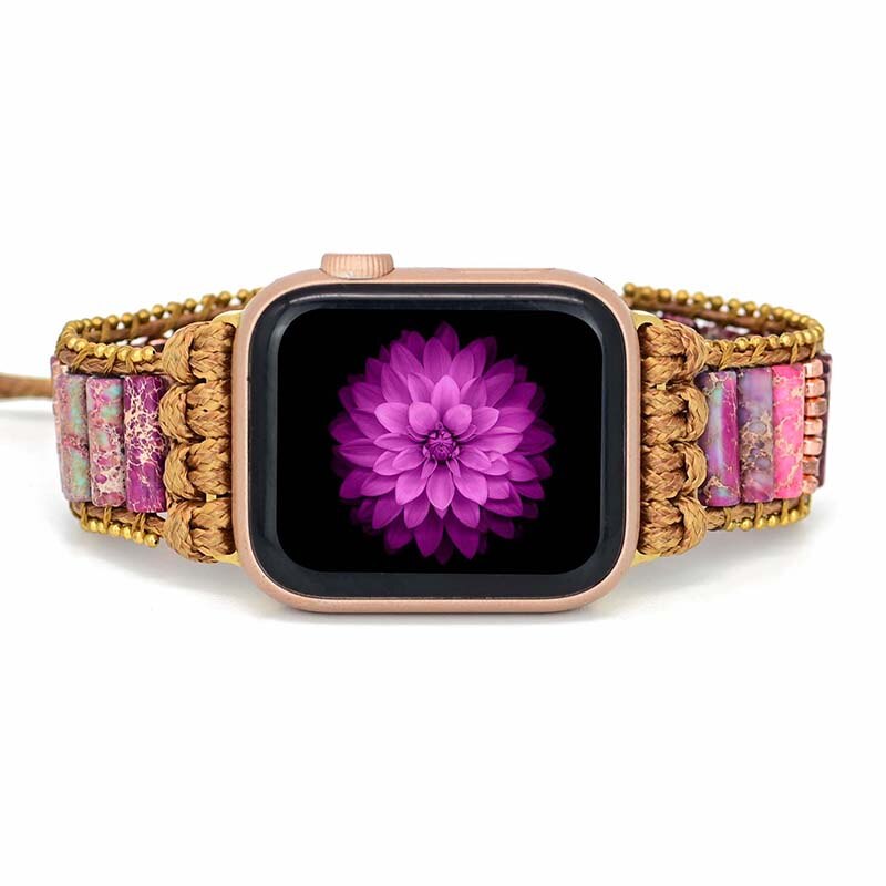 Imperial Purple Jasper Apple Watch Armband