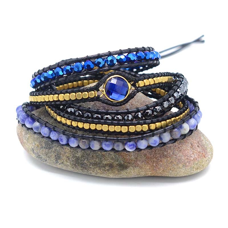 Hermatite Protection Wrap Bracelet