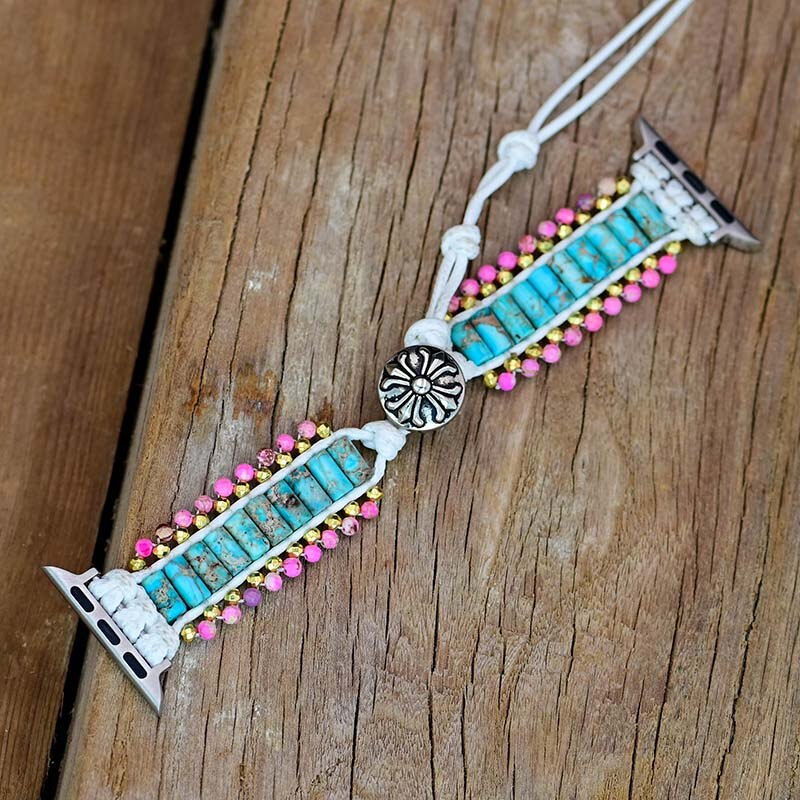 Hematite Apple Watch Wrap bracelet