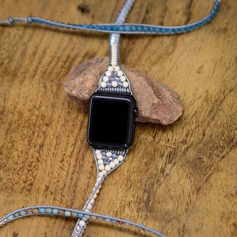 Handmade Topaz Apple Watch Strap