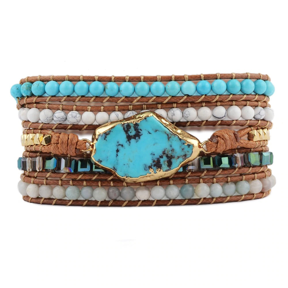 Turquoise Slice Bracelet