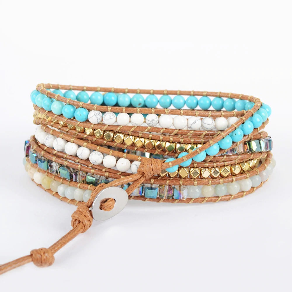 Turquoise Slice Bracelet