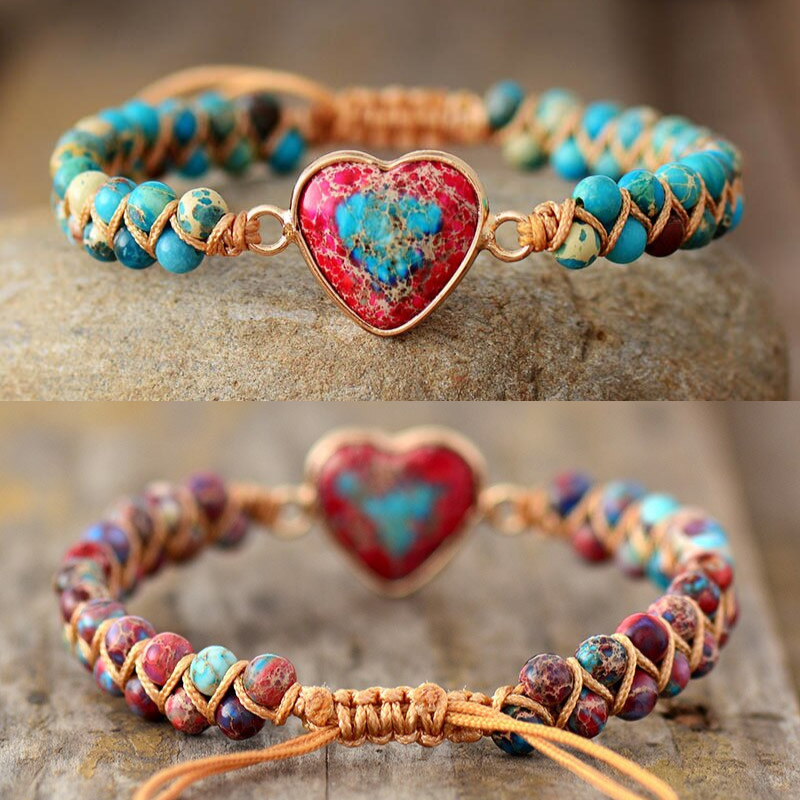 Jasper Protection Love Bracelet