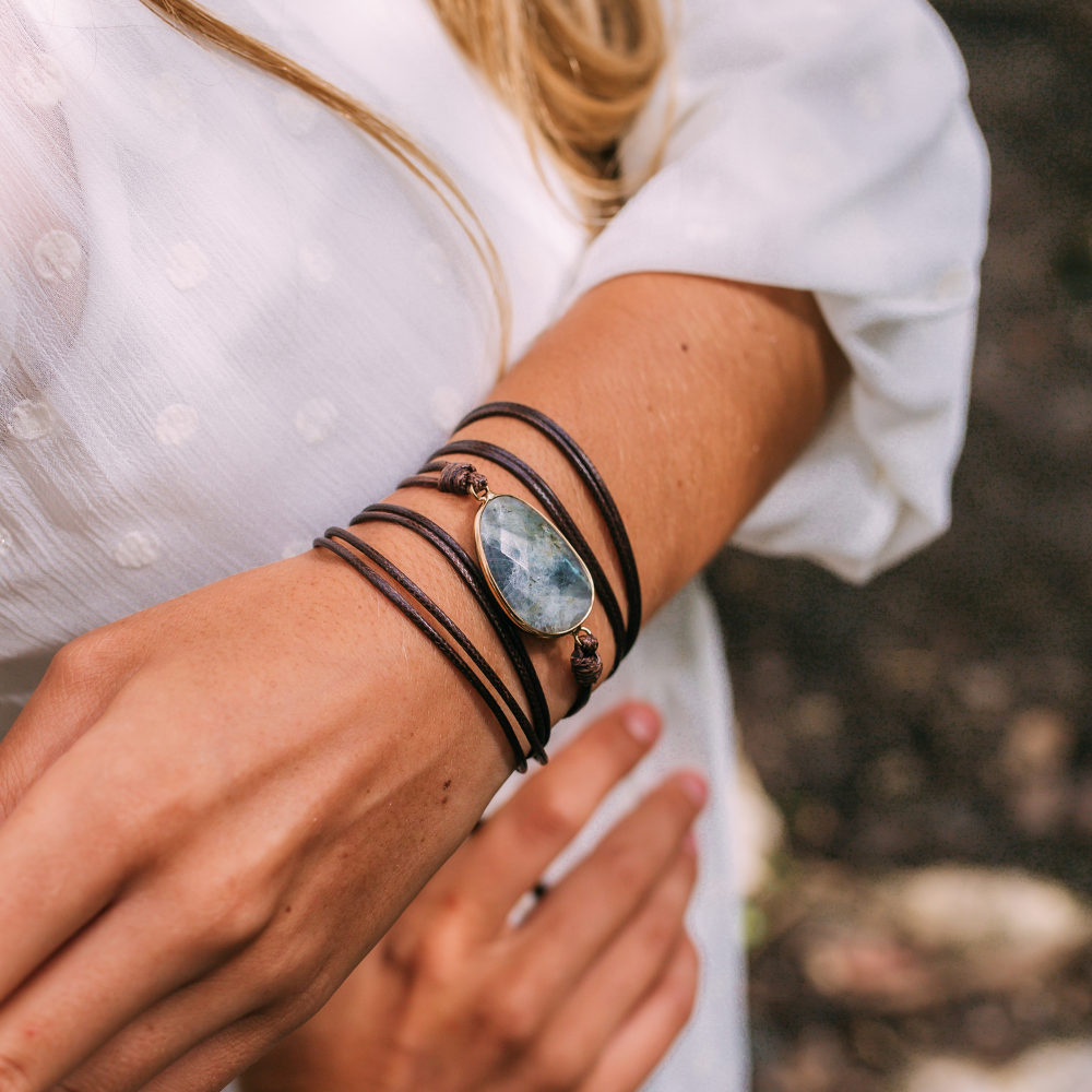 Amazonite Wrap Bracelet