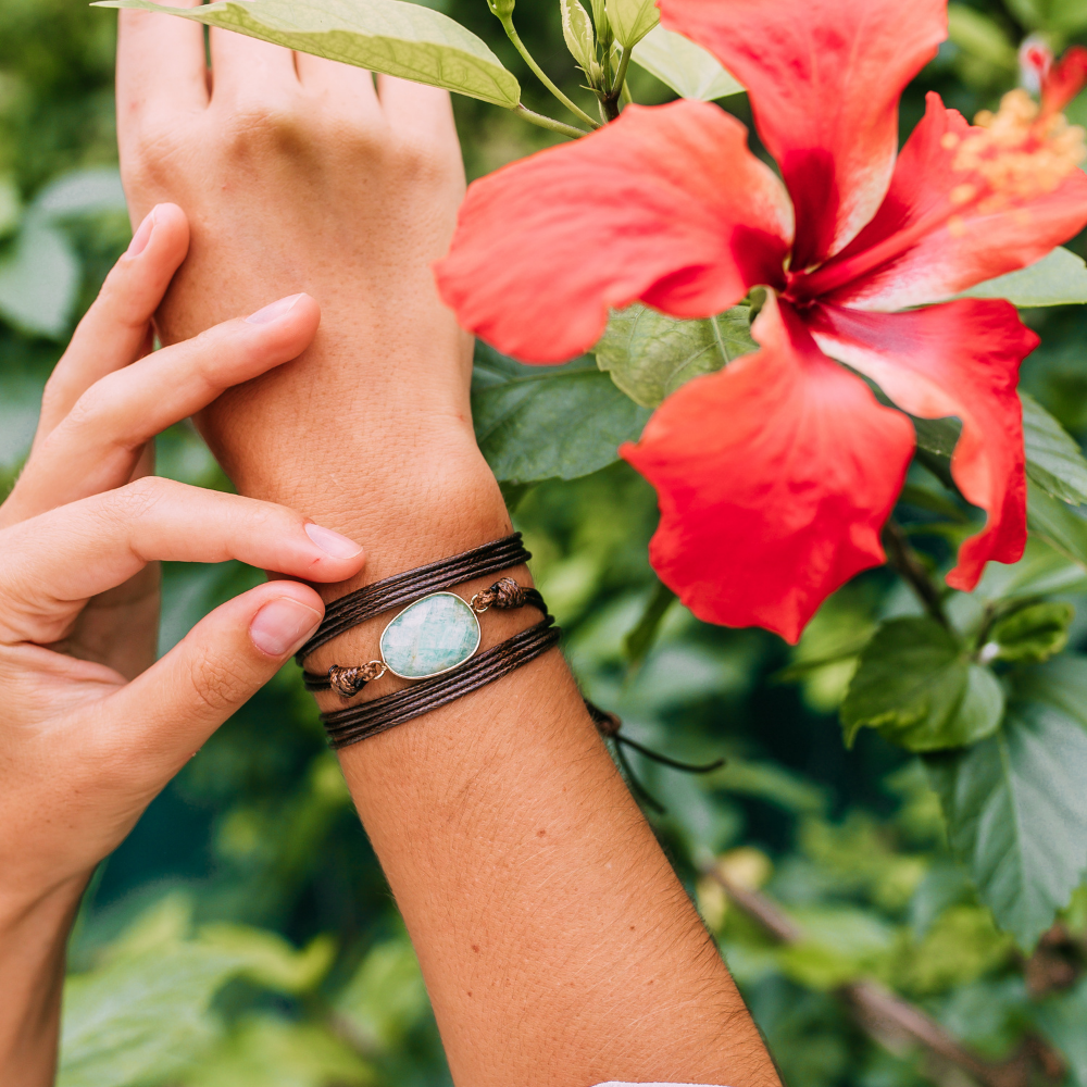 Amazonite Wrap Bracelet