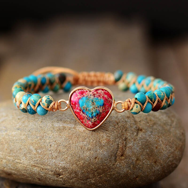 Jasper Protection Love Bracelet